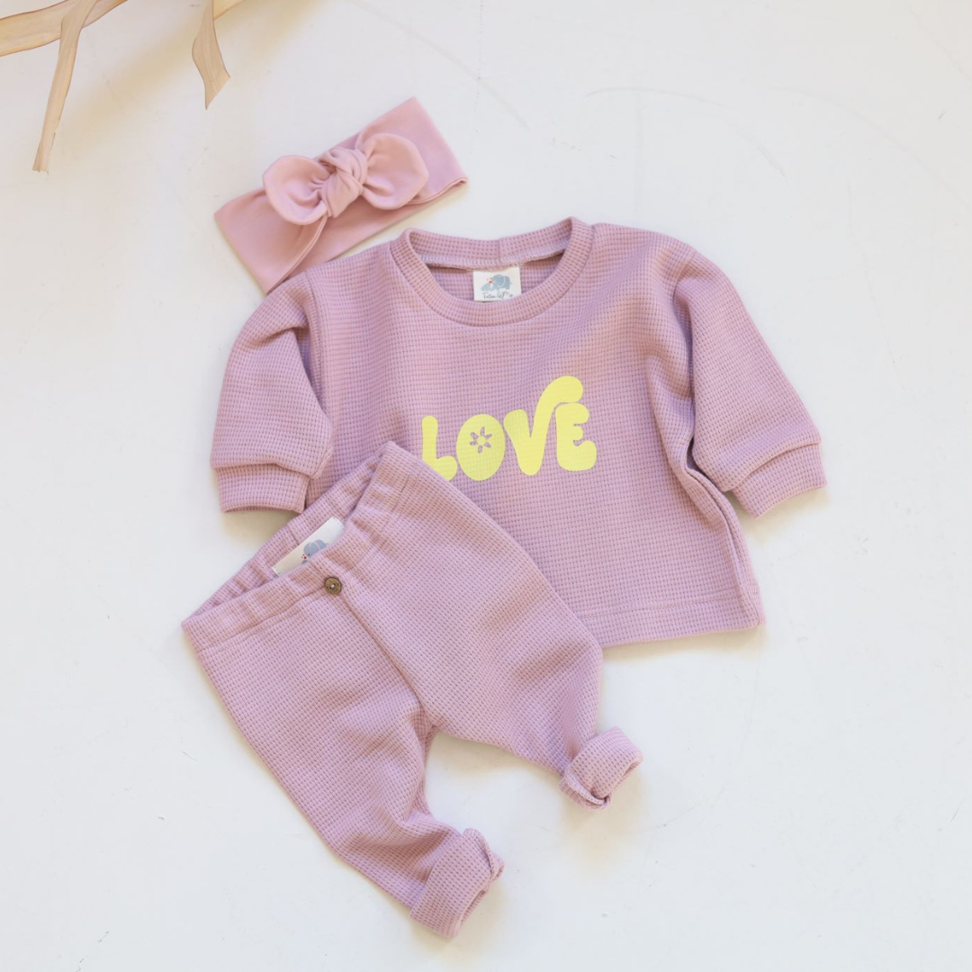 Set SWEATER & LEGGINGS "LOVE"