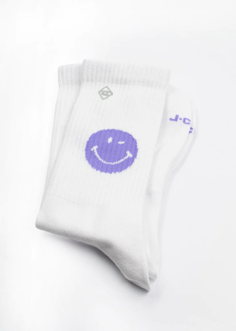 TENISSOCKEN - PURPLE SMILE