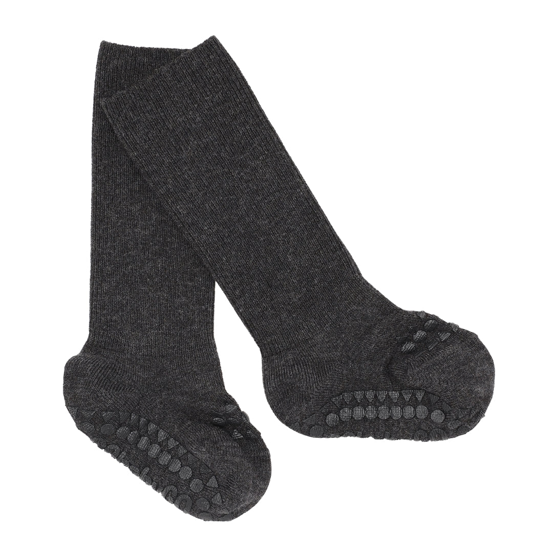 Rutschfeste Socken " Dark Grey Melange" - Tutuu&Me